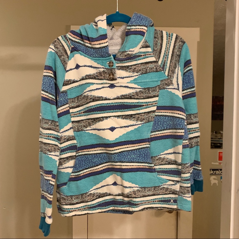 Hurley hooded sweat shirt